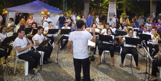 Apresentação de banda da Filarmônica de Itabaiana