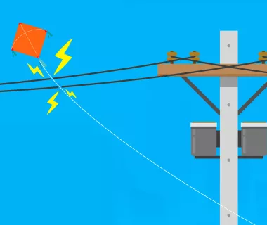 Em época de pipa, os acidentes aumentam. Por isso, cuidado com a rede 