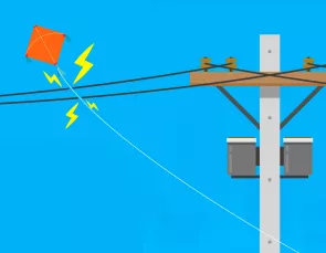 Em época de pipa, os acidentes aumentam. Por isso, cuidado com a rede 