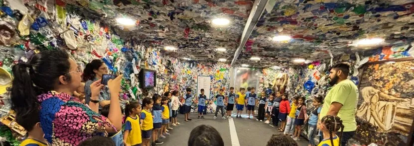 Busão das Artes chega a Palmas com Lixúria, exposição imersiva sobre lixo