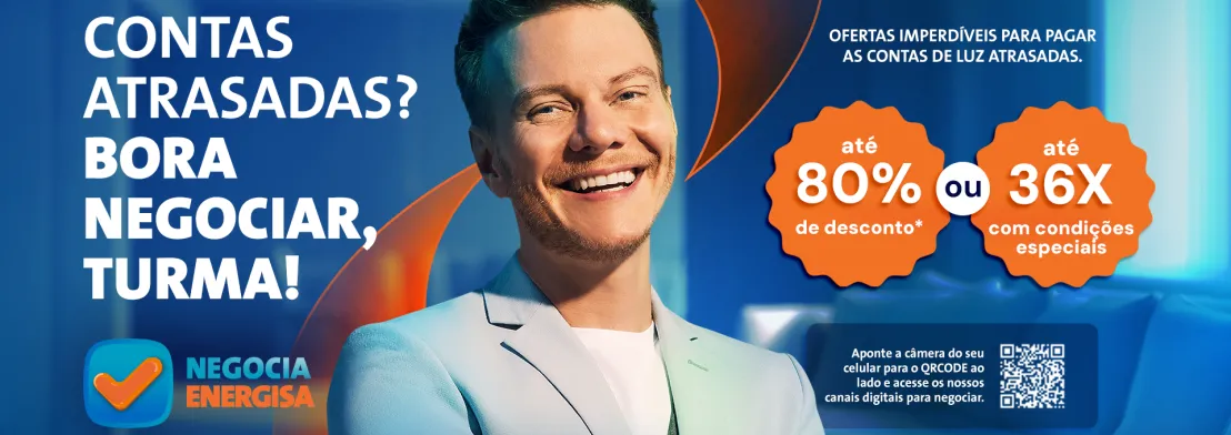 Energisa abre oportunidade especial para negociar débitos com até 80% de desconto