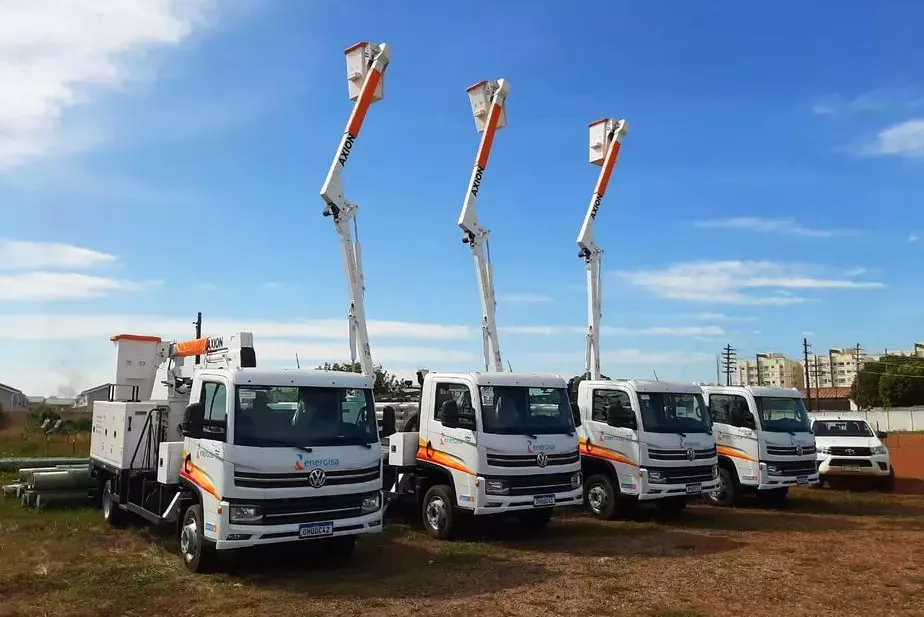 Caminhões da frota da Energisa