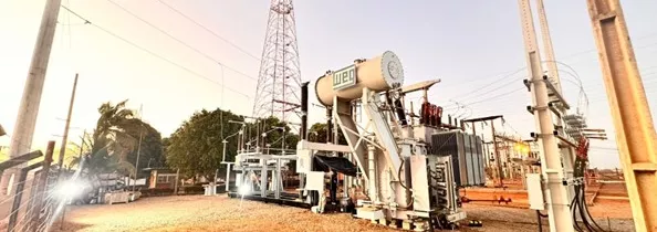 Foto da obra realizada pela Energisa em Sorriso/MT