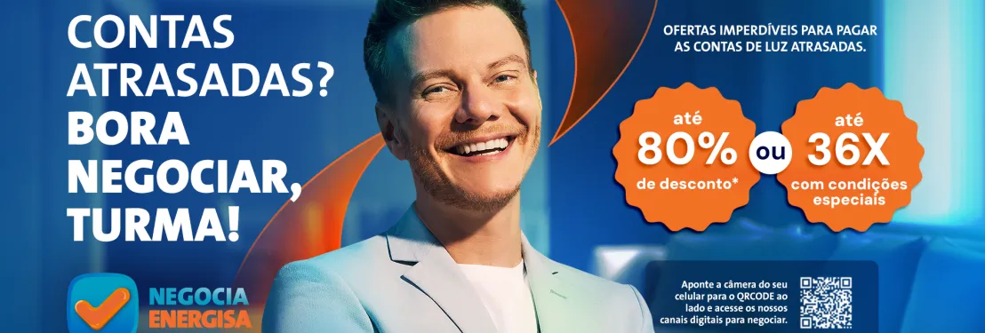 Energisa abre oportunidade especial para negociar débitos com até 80% de desconto