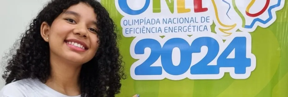 Malu Araújo Azevedo, aluna vencedora da ONEE